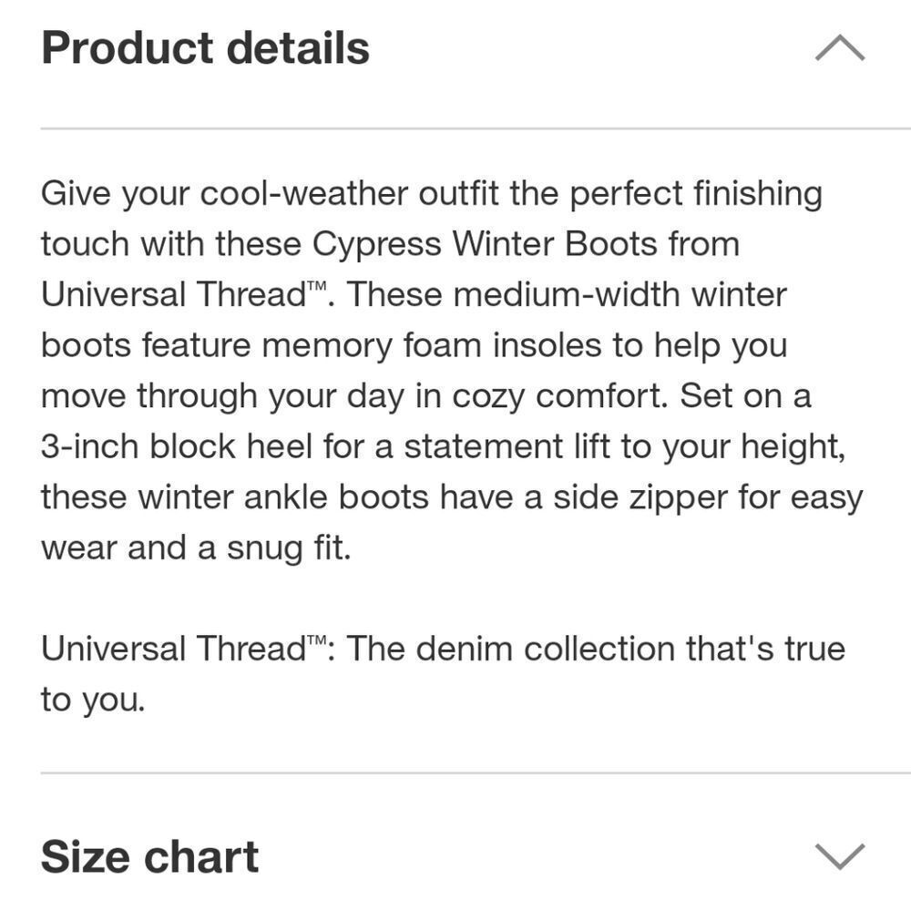 Universal Threads solid tan womens boots size 6 nwt side zip carmel booties boot - Picture 13 of 16